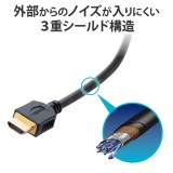 【即納】【代引不可】HDMI ケーブル High Speed with Ethernet スタンダード 1m 4K 30Hz HEC ARC対応 (タイプA・19ピン - タイプA・19ピン) RoHS指令準拠 イーサネット対応 ブラック エレコム DH-HD14ER10BK