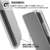 Galaxy S21 5G ハイブリッドケース 衝撃吸収&傷に強い エアクッション マイクロドット加工 クリア レイアウト RT-GS21CC2/CM