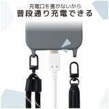 【代引不可】iPhone14/13用ケース シリコンハイブリッドカバー ワイヤレス充電可 エレコム PM-A22AHVSCSHBK