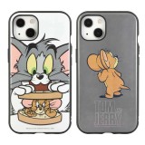 iPhone13 iPhone6.1インチ デュアルカメラ 2眼モデル 対応 ケース カバー IIIIfit イーフィット トムアンドジェリー TOM JERRY ハイブリッドケース スマートフォンケース グルマンディーズ TMJ-110