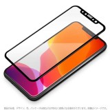 iPhone 11 Pro Max 6.5インチ iPhone11ProMax 対応 ガラスフィルム 治具付き 3Dハイブリッドガラス クリア 液晶保護 保護ガラス PGA PG-19CGL01H