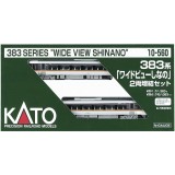 Nゲージ 383系ワイドビューしなの 増結2両セット 鉄道模型 電車 カトー KATO 10-560