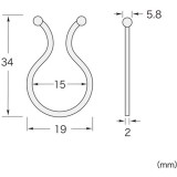 指でひねって止めるだけ 結束が簡単 ケーブルタイ（ツイスト）15mmタイプ サンワサプライ CA-TW15N