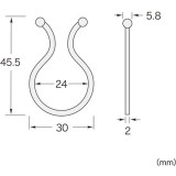 指でひねって止めるだけ 結束が簡単 ケーブルタイ（ツイスト）24mmタイプ サンワサプライ CA-TW24N