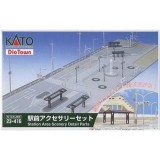 Nゲージ 駅前 アクセサリーセット  鉄道模型 建造物 ストラクチャー ジオタウン カトー KATO 23-416