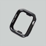 【代引不可】Apple Watch SE/Series 6/5/4 44mm ソフトバンパー TPU キズ 衝撃 保護 アップルウォッチバンパー ブラック エレコム AW-20MBPUBK