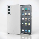 【代引不可】Galaxy S22 ケース カバー ソフトケース 極み 耐久性 弾力性 マイクロドット加工 ストラップホール付 クリア エレコム PM-G221UCTCR