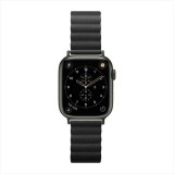 Apple Watch 用 アップルウォッチ PUレザーマグネットバンド(41mm/40mm/38mm) ブラック PGA PG-AW41MG01BK