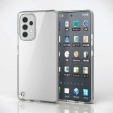 【代引不可】Galaxy A53 5G ハイブリッドケース ギャラクシーケース スマホケース エアクッション ストラップホール付 シンプル 定番 人気 クリア エレコム PM-G224HVCKCR