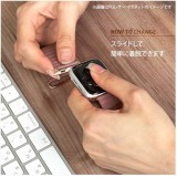 Apple Watch 用 アップルウォッチ PUレザーマグネットバンド(41mm/40mm/38mm) ピンク PGA PG-AW41MG05PK