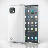 【代引不可】AQUOS sense6s/AQUOS sense6 ハイブリッドケース アクオスケース 背面ケース エアクッション ストラップホール付 シンプル クリア エレコム PM-S221HVCKCR