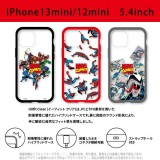 iPhone13mini 12mini 5.4インチ 対応 ケース カバー  IIIIfit clear イーフィットクリア MARVEL マーベル ハイブリッドケース スマートフォンケース グルマンディーズ MV-180