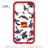 iPhone13mini 12mini 5.4インチ 対応 ケース カバー  IIIIfit clear イーフィットクリア MARVEL マーベル ハイブリッドケース スマートフォンケース グルマンディーズ MV-180