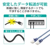 【代引不可】LANケーブル ツメ折れ防止  CAT5e対応 2m ブルー 20個セット エレコム LD-CTT/BU2/RS2