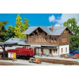 FALLER N Schwarzach Station シュヴァルツァハ駅 鉄道模型 Nゲージ ストラクチャー 建物 駅舎 プラットホーム トミーテック 212108