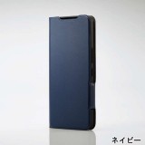 【代引不可】AQUOS R7 手帳型ケース ソフトレザーケース アクオス スマホ ケース カバー 薄型 軽量 磁石付 カードポケット スタンド機能 エレコム PM-S222PLFU