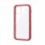 iPhone 12 mini ガラスハイブリッドケース SHELL GLASS Color 強化ガラス クリアケース レッド LEPLUS LP-IS20SGCRD