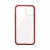 iPhone 12 mini ガラスハイブリッドケース SHELL GLASS Color 強化ガラス クリアケース レッド LEPLUS LP-IS20SGCRD