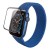 【代引不可】Apple Watch SE/Series 6/Series 5/Series 4 44mm 液晶保護ガラス モース硬度7 3D PETフレーム付 全面保護 高光沢 エレコム AW-20MFLGFCRBK