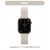 Apple Watch 用 アップルウォッチ シリコン バンド ベルト (49mm/45mm/44mm/42mm) アイボリー PGA PG-AW49SC02IV