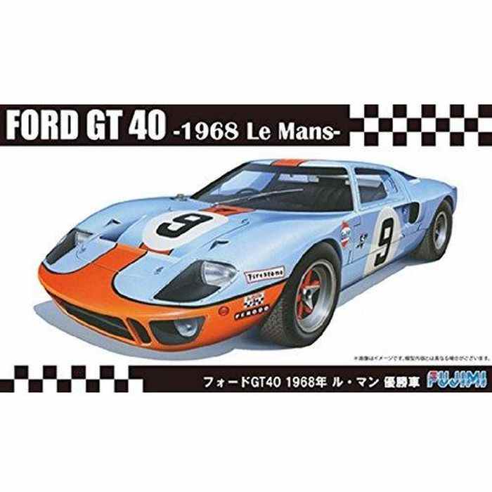 1/24 フォードGT40 '68 ルマン優勝車 ジオラマ 模型 ミニカー