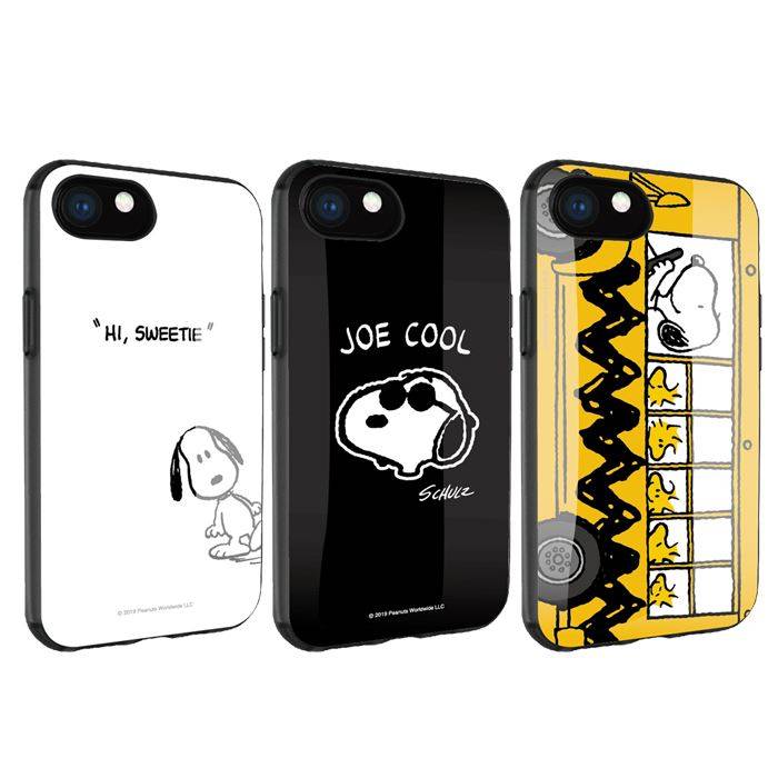 Iphone8 7 6s 6 対応 ケース カバー ピーナッツ スヌーピー Iiiifit イーフィット ハイブリッドケース Peanuts Snoopy