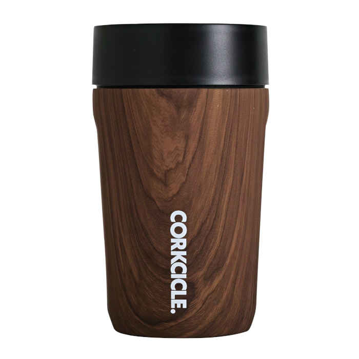 タンブラー 250ml 保冷 保温 CORKCICLE WALNUT COMMUTER CUP 9oz フタ