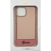 GUESS（ゲス） iPhone14用 ダブルレイヤー 背面ケース ピンク エアージェイ GUHCP14SHGCOP