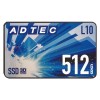 【代引不可】SSD L10 Series 512GB 3D TLC 2.5inch SATA ADTEC AD-L10D512G-25I