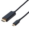 【即納】【代引不可】USB Type-C-HDMI 変換 ケーブル ( USB-C プラグ to HDMIプラグ ) 1m 4K 60Hz 【 タイプC ポート搭載機器各種対応 】 ブラック エレコム CAC-CHDMI10BK2