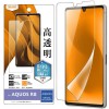 AQUOS R8 液晶 フィルム 指紋防止 光沢 抗菌 スマホ アクセサリー グッズ レイアウト RT-AQFS1F/A1