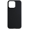 Air jacket for iPhone 15 Pro Max Rubber Black スマホケース 保護 カバー エアージャケット 軽量 薄い 耐久性 トライタン Tritan パワーサポート PJYC-72