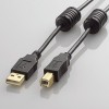 【即納】【代引不可】フェライトコア搭載　USB VIDEOケーブル(USB2.0 A-B)　2.0m　ブラック エレコム DH-AB2F20BK