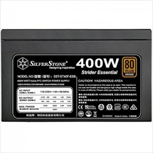 【沖縄・離島配送不可】【代引不可】PCパーツ PC 電源 SST-ST40F-ESB SILVERSTONE JAPAN SIV-SST-ST40F-ESB