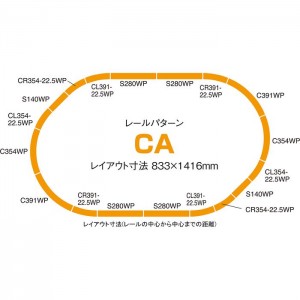 Nゲージ カントレール基本セット レールパターンCA 鉄道模型 線路 TOMIX TOMYTEC トミーテック 91011