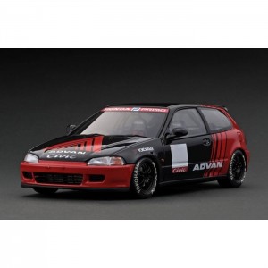 1/18 イグニッションモデル IG Honda CIVIC (EG6) Black/Red ミニカー 模型 ティーケーカンパニー IG3046