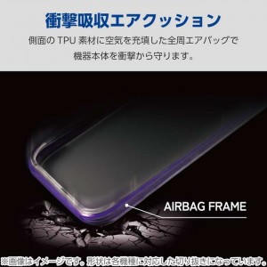 【代引不可】Google Pixel 9 Google Pixel 9 Pro ハイブリッドケース Air Tough ストラップシート付属 ブラック エレコム PM-P242HVAIR2BK