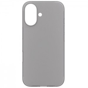 iPhone 16 Air Jacket for iPhone 16 Smoke matte エアージャケット パワーサポート PLLK-70