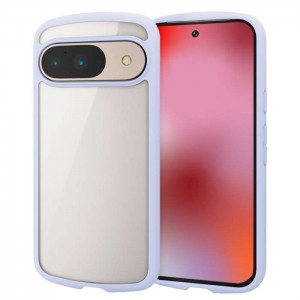 【代引不可】Google Pixel 9 Google Pixel 9 Pro ハイブリッドケース TOUGH SLIM LITE フレームカラー 背面クリア ストラップシート付属 ラベンダー エレコム PM-P242TSLFCPU