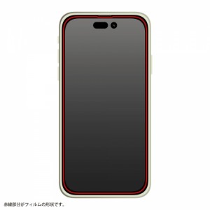 iPhone14 Pro ガラス 10H 光沢 保護フィルム シート 高硬度 画面が綺麗に見える レイアウト RT-P37F/SCG