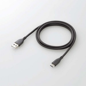 【代引不可】USBケーブル 1m なめらかUSB Type-Cケーブル USB-A＋USB Type-C 高速 充電 データ転送 スマホ タブレット エレコム MPA-ACSS10