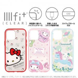 iPhone12 Pro Max 対応 6.7インチ ケース カバー IIIIfit Clear イーフィットクリア サンリオキャラクターズ SANRIO ハイブリッドケース iPhoneケース グルマンディーズ SANG-62