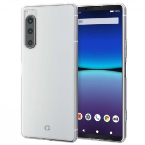 Xperia 5 IV SO-54C SOG09 ケース カバー ソフト 衝撃吸収 カメラレンズ保護設計 ストラップホール付 極み設計 クリア エレコム PM-X224UCTCR