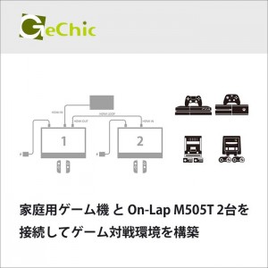 【沖縄・離島配送不可】【代引不可】モバイルモニター On-Lap M505T タッチパネル搭載 15.6インチ フルHD(1920x1080)液晶 USB Type-C/HDMI ハイブリッド映像入力 HDMI出力 IPS液晶 ブルーライト軽減 在宅ワーク用 GeChic GEC-ON-LAP/M505T