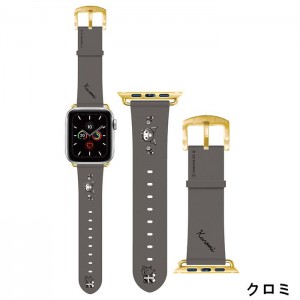 Apple Watch 41mm 40mm 38mm 対応バンド レザーバンド サンリオキャラクターズ アップルウォッチ ベルト 交換用ベルト グルマンディーズ SANG-230