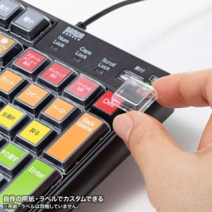 【即納】【代引不可】プログラマブルキーボード 108キー メンブレン 日本語配列 キーボード サンワサプライ SKB-P1BK