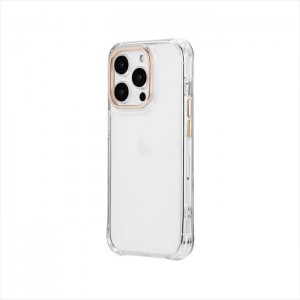 iPhone 15 Pro 対応 6.1inch (3Lens) カメラ保護ハイブリッドケース UTILO Cam Tough ゴールド LEPLUS NEXT LN-IP23CCMGD