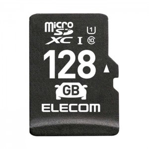 【代引不可】ドライブレコーダー向け microSDXCメモリカード 128GB 耐衝撃 高耐久 防水仕様 防犯/監視/ネットワークカメラ対応 エレコム MF-DRMR128GU11