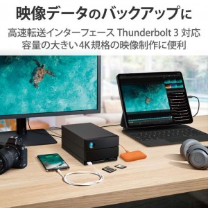 【代引不可】LaCie 外付け HDD 36TB 5年保証 冷却ファン付 ラシー STLG36000400