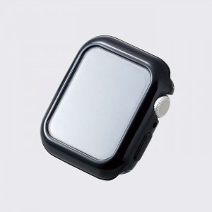 【代引不可】Apple Watch SE/Series 6/5/4 40mm フルカバーケース ハイブリッド構造 ワイヤレス充電可能 エレコム AW-40CSUC